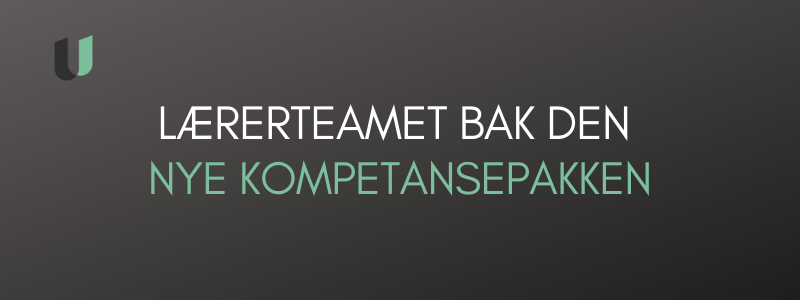 kompetansepakken UDIR, Kreasjon